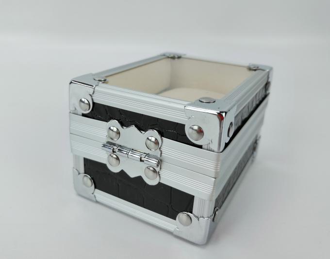 Aluminum Watch Display Case Small Watch Carry Case For One Watch