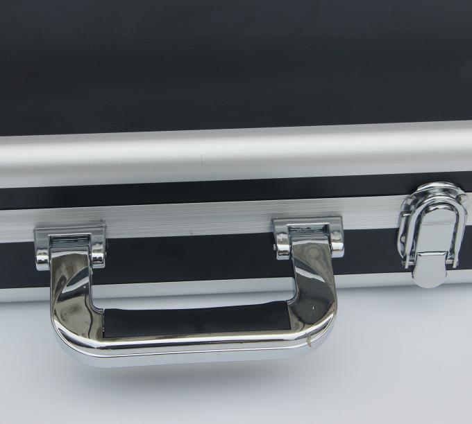 Long Aluminum Snooker Case Black Pool Case For Cue Wave Foam Glued