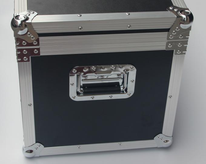 High quality aluminum flight case to storage instrument black flight