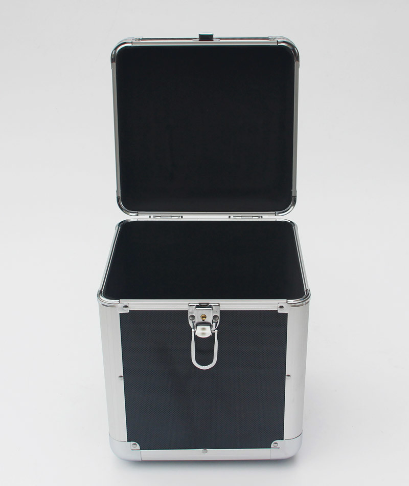 LPS Black 7'' LP 50 Aluminum Vinyl Carry Cases, Vinyl Records Aluminum