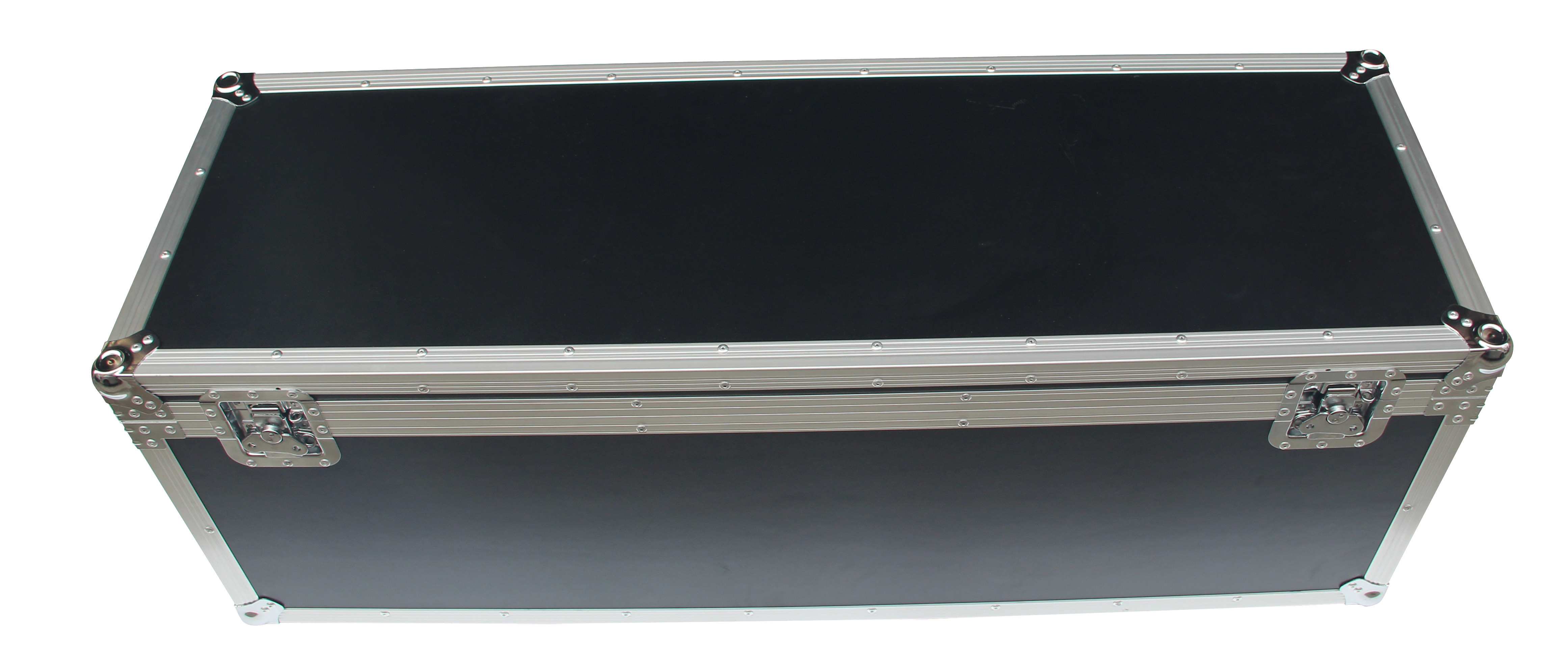 High quality aluminum flight case to storage instrument black flight
