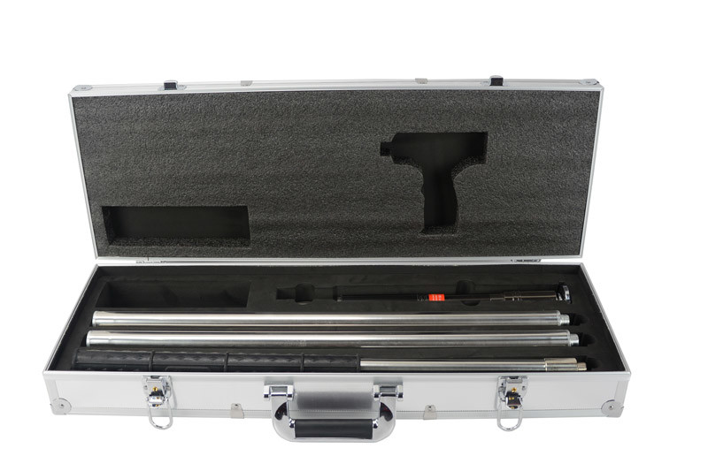 Large aluminum tools case with PE foam silver tool box portable handle