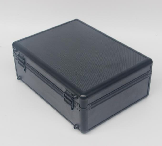 ABS Shinny Black Aluminum Camera Case , Professional Aluminum Camera