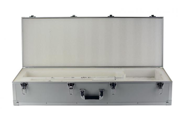 large aluminum suitcase