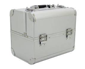 Big Aluminum Cosmetic Cases Professional Makup Carrying Box For Artists