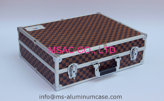 Aluminium Carry Case With Foam Insert , Big Space Custom Aluminum Briefcase
