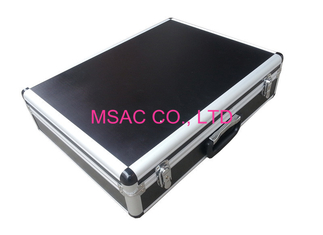 Two Locks Aluminum Hard Case 3.8MM MDF With Black ABS Panel L 525 X W 415 X H 225mm