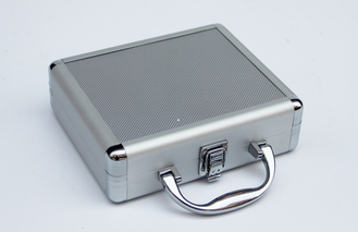 Silver Aluminium Transit Case 0.8 Kgs , Waterproof Aluminum Carrying Case