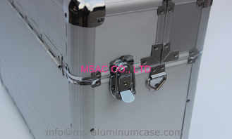 Big Space Aluminum Attache Case With Two Combination Locks Easy Cleaning
