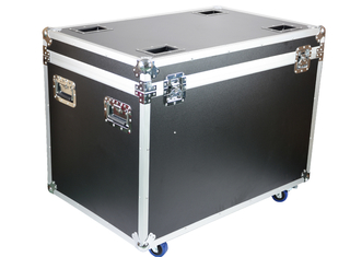 Reinforce Ball Corner Aluminum Flight Transport Case With Wheels 8mm Thickness Plywood Panel