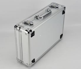 Diamond ABS Panel Silver Aluminum Tool Storage Case L350 X W250 X H150mm