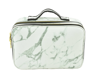 Large Marble Print Beauty Bags Cosmetic Cases With Size  L400*W290*H140mm Makeup Tool Bag