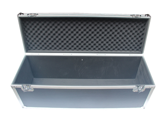 High quality aluminum flight case to storage instrument black flight carry case