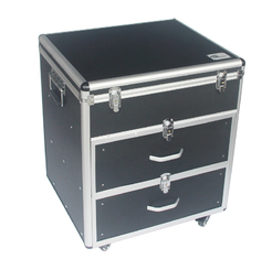 Portable DVD Aluminium Storage Case , Custom Dj 500 DVD Storage Case
