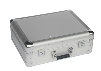 Silver Aluminium Tool Case 3.5 Kgs , Portable Custom Aluminum Tool Briefcase