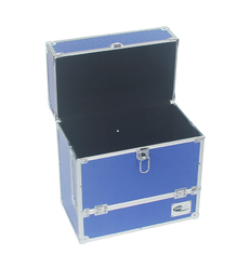 Light Weight Aluminum Viynl Records Storage Case Blue ABS CD Box For DVD And Accessories