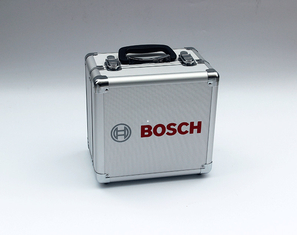 Custom Made Bosch Aluminum Tool Storage Box, Small Aluminum Tool Storgae Case WIth Die Cut EPE Foam
