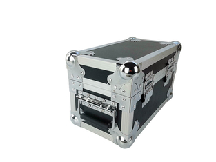 Small Flight Case Black Transport Equipment Carrying Cases With CNC Milled Foam