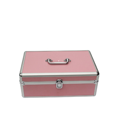 Pink Aluminum Euipment Tool Storage Box Carrying Case Aluminium Customized