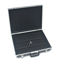 Aluminum Tool Case With Foam Case 60 Aluminum Cassette Hard Carrying Case