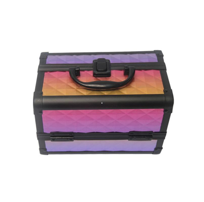 Aluminum Cosmetic Train Cases For Makeup Artists With ABS Or PVC Material