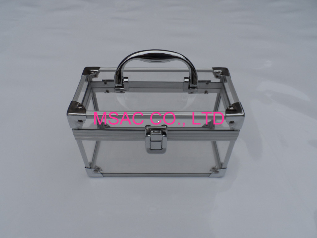Acrylic Cosmetic Cases and Cosmetic Carry Cases with Multi Color