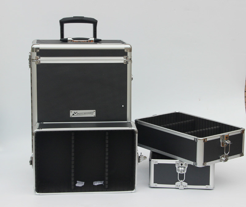 Large Capacity Aluminum Instrument Case 370 X 245 X 780mm With Trolley