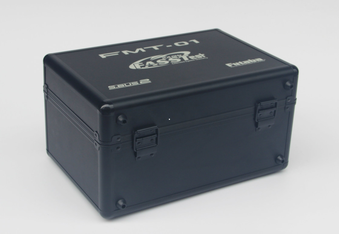 Custom Made Futaba Aluminum Transmiter Case , Large Aluminum RC Storage Box With Foam Insert