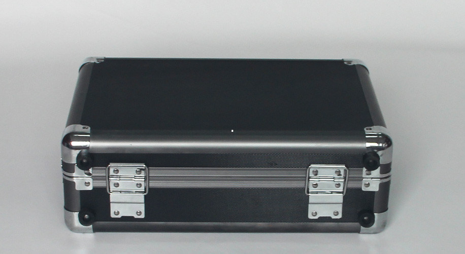 Portable Aluminum Tool Case Round Corner Design Anodize Grey Easy Cleaning
