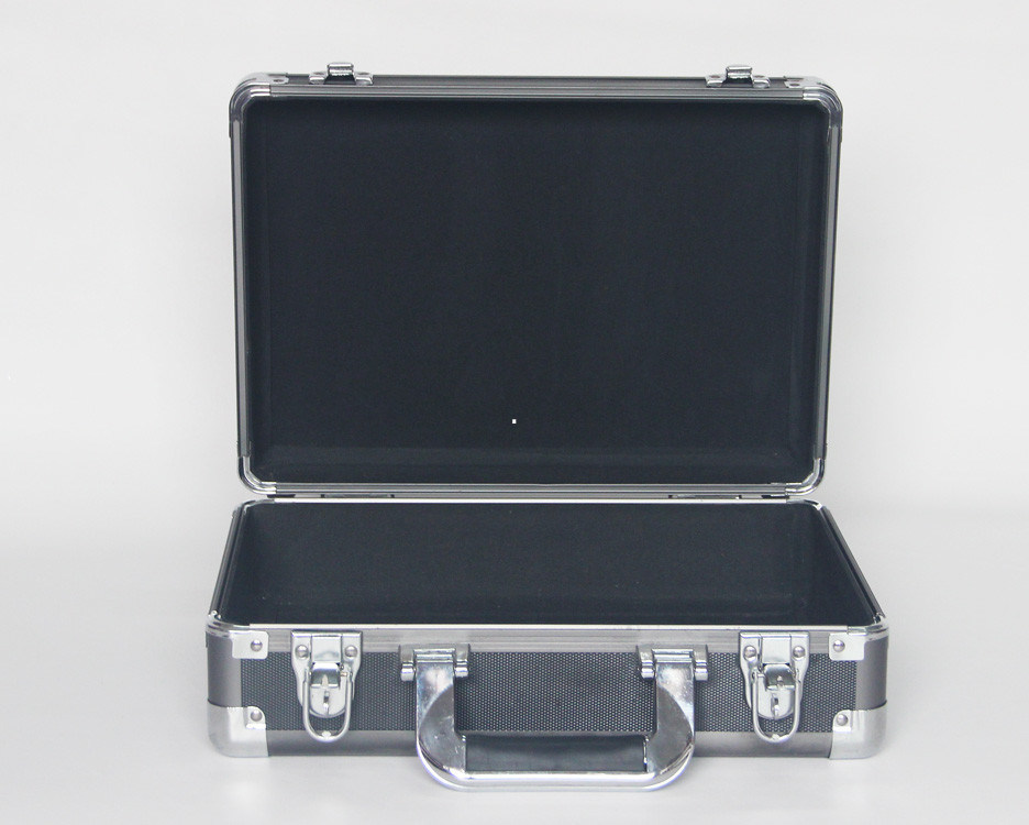 Portable Aluminum Tool Case Round Corner Design Anodize Grey Easy Cleaning