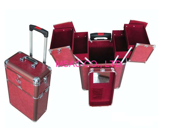 Light Weight Pro Makeup Case Four Trays Inside L 360 X W 245 X H 705mm