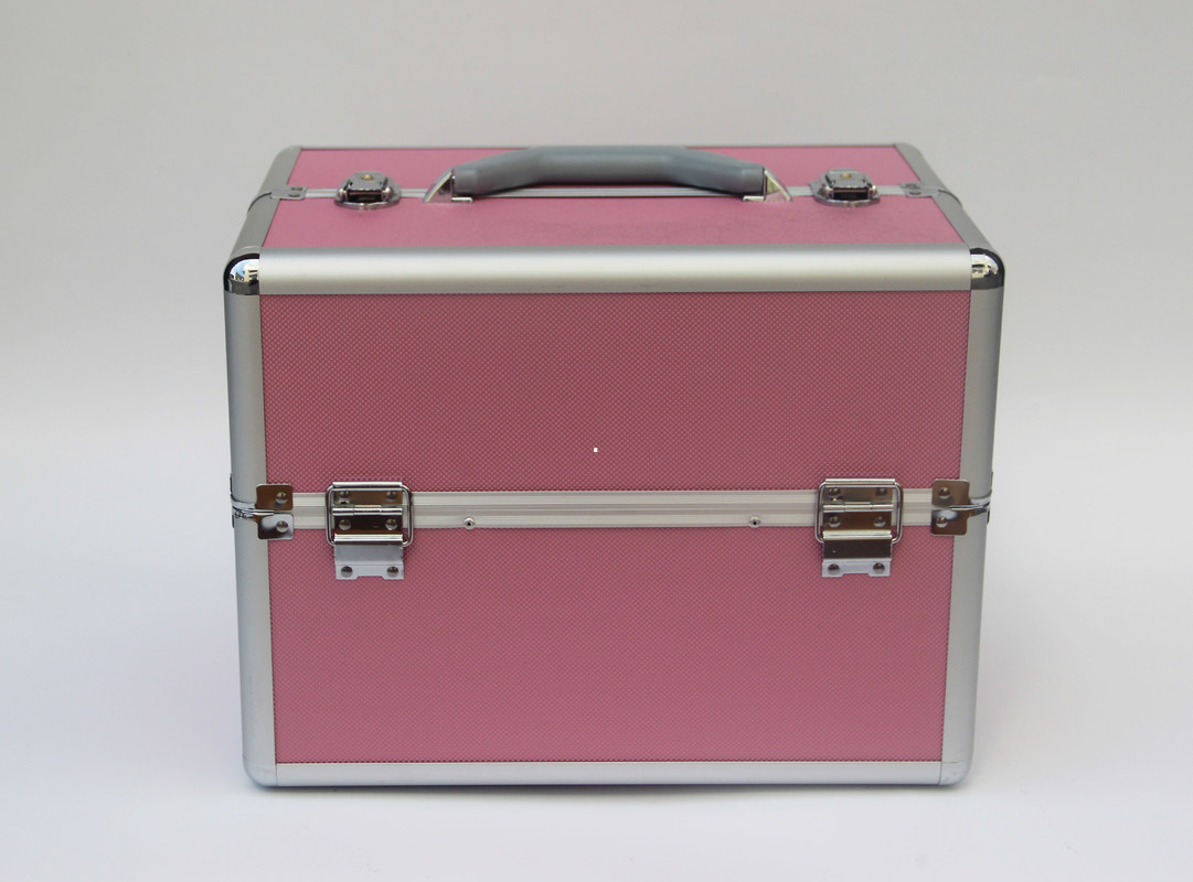 ABS Aluminium Cosmetic Case Box Velvet Lining Size L 260 X W 220 X H 240mm