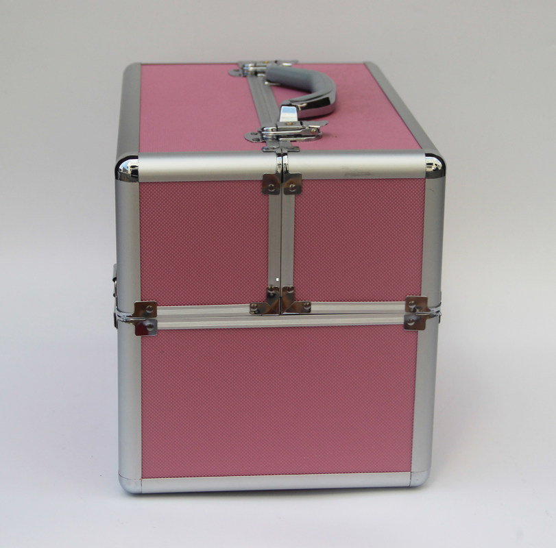 ABS Aluminium Cosmetic Case Box Velvet Lining Size L 260 X W 220 X H 240mm