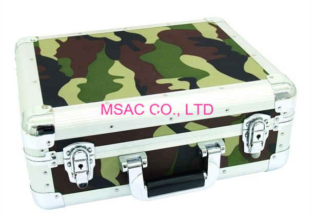 Waterproof Aluminum DVD Storage Case With Dividers Inside 3.8mm Thickness Colorful PVC Panel