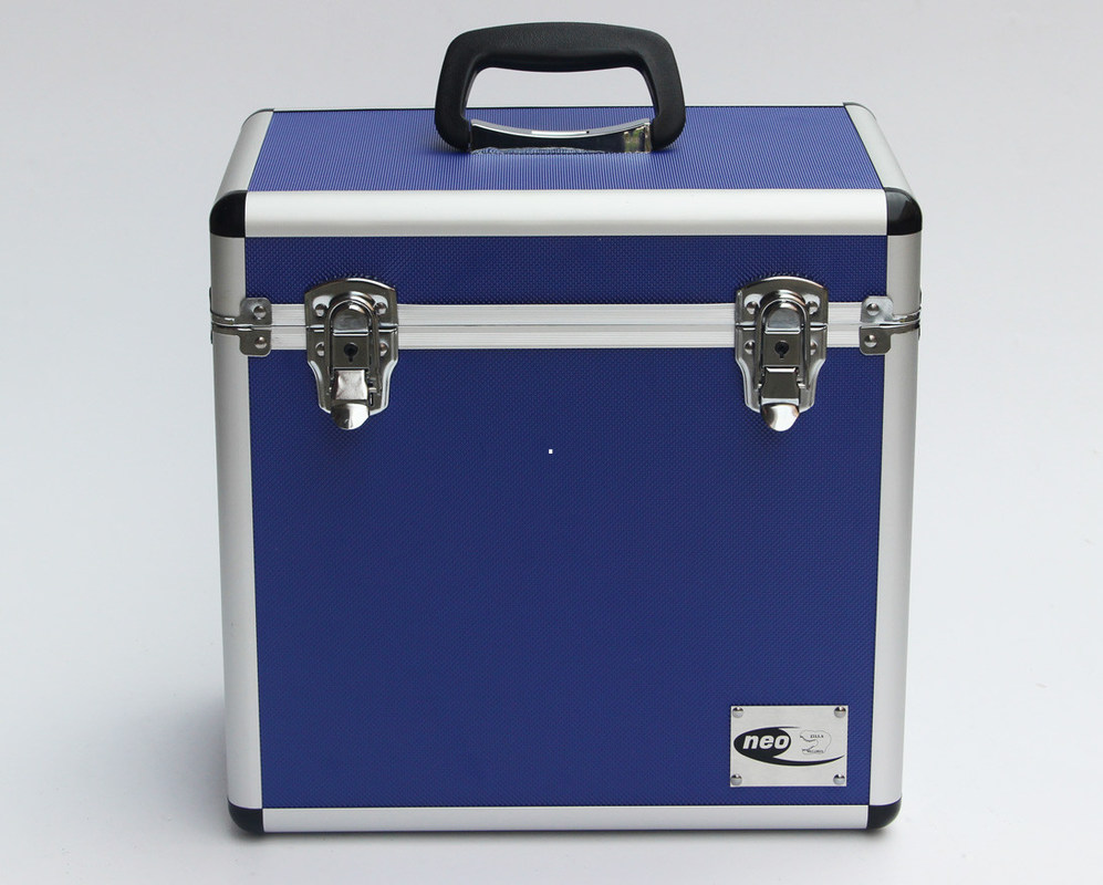 LP 100 50 Aluminum DVD Storage Case 2mm Thickness EVA Inside 340 * 200 * 370mm