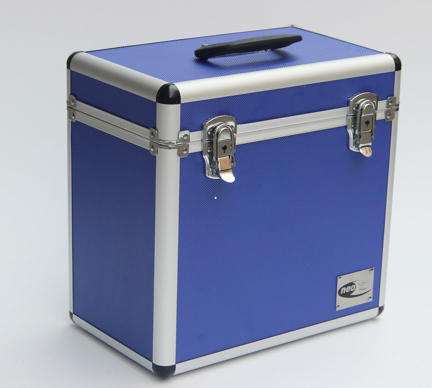 LP 100 50 Aluminum DVD Storage Case 2mm Thickness EVA Inside 340 * 200 * 370mm
