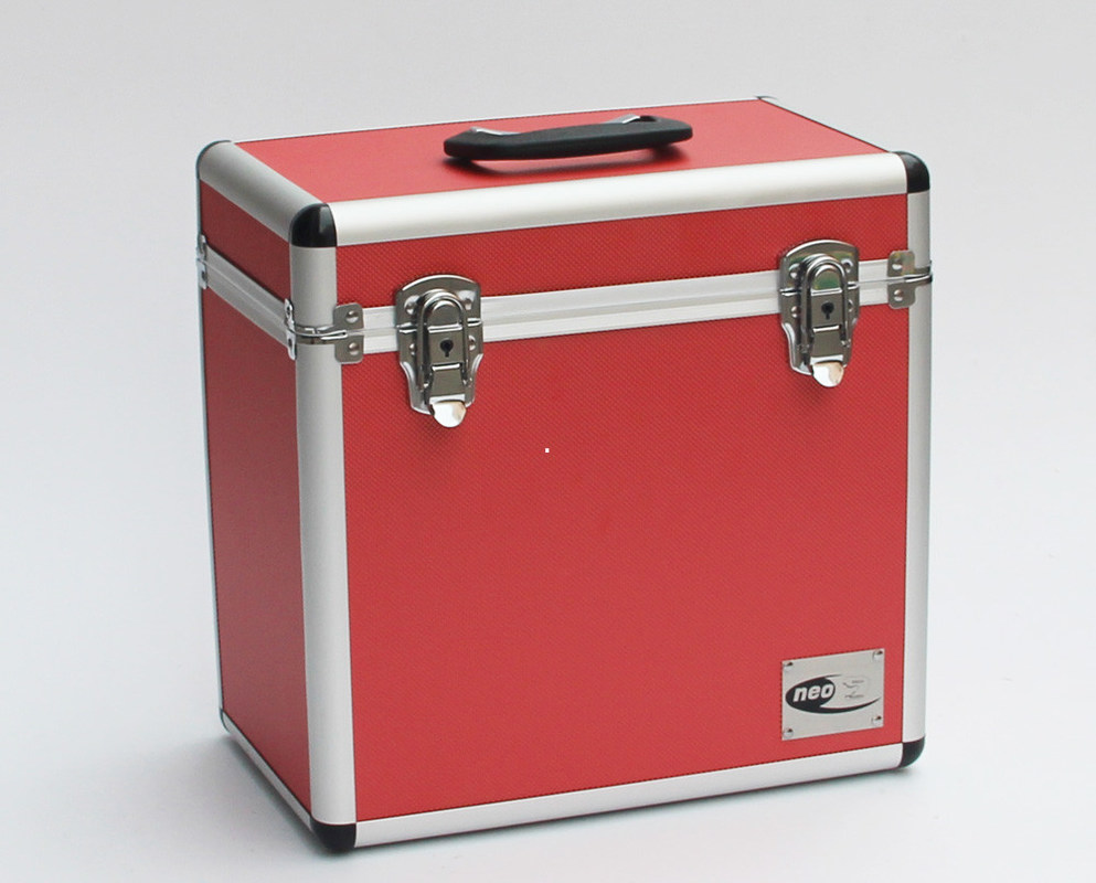 LP 100 50 Aluminum DVD Storage Case 2mm Thickness EVA Inside 340 * 200 * 370mm