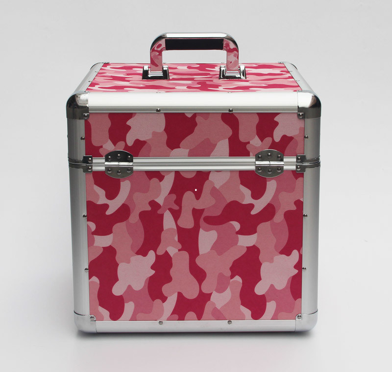 Custom LP 100 12'' Aluminum DVD/CD Storage Case Aluminum Media Vinyl Storage Case