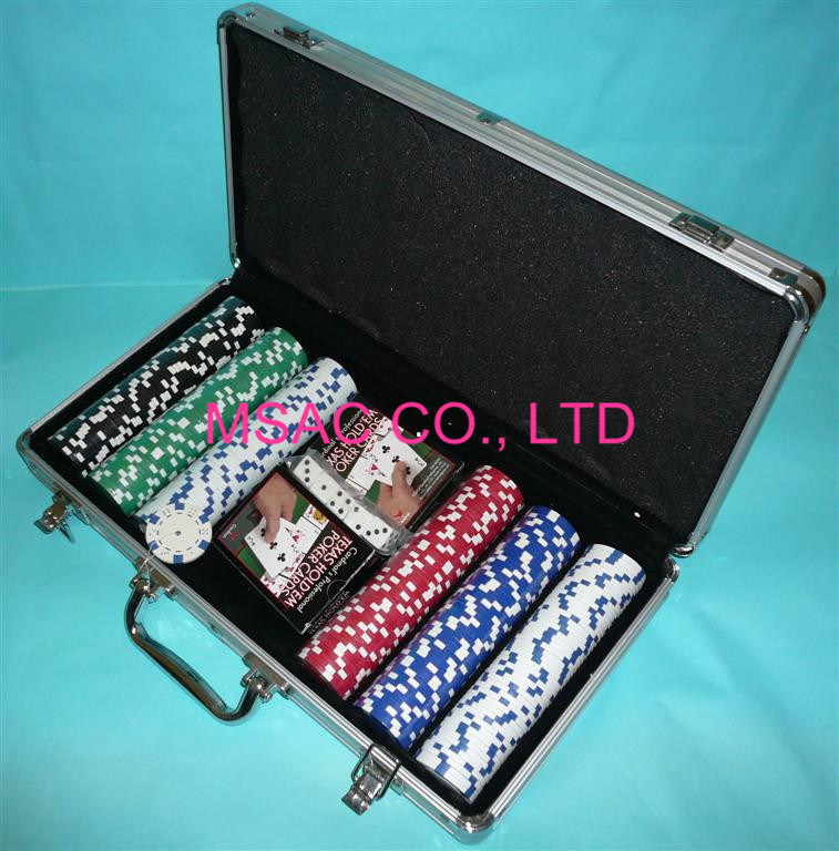 MS-Chip-13 Aluminum Chip Case Black Color  Display Case For Packing Chippers
