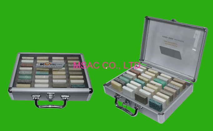 MS-Stone-08 Aluminum Display Box / Marble Carry Cases Size L300 X W330 X H120mm