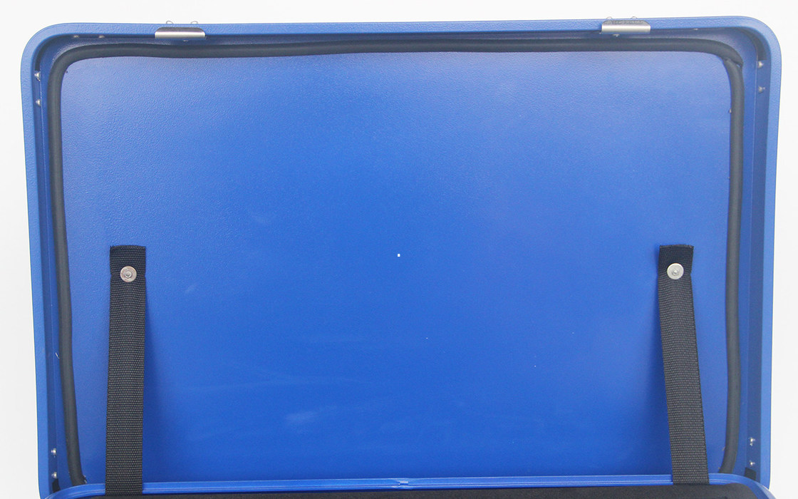 Customized Painting Aluminum Storage Case With 1.0mm Thickness Aluminum Panel In Blue Color