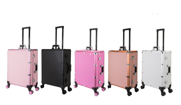 Professional Bluetooth Aluminum Makeup Case With Light Size 580 * 450 * 220mm Multi Color