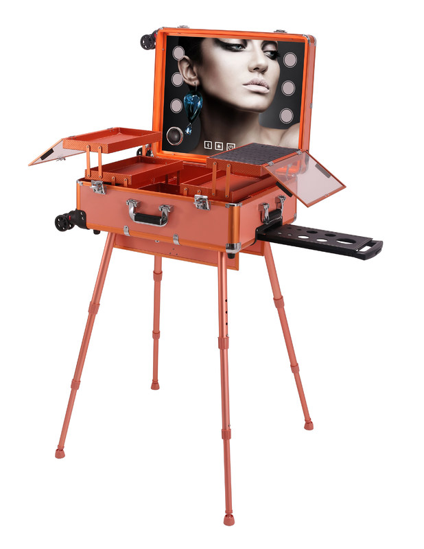 Professional Bluetooth Aluminum Makeup Case With Light Size 580 * 450 * 220mm Multi Color