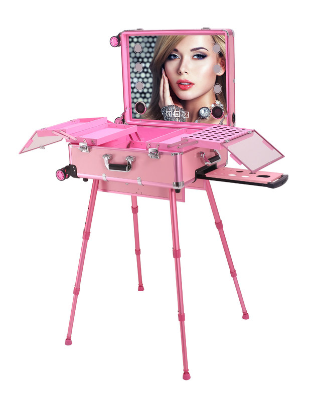 Professional Bluetooth Aluminum Makeup Case With Light Size 580 * 450 * 220mm Multi Color