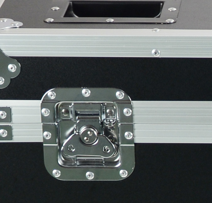 Reinforce Ball Corner Aluminum Flight Transport Case With Wheels 8mm Thickness Plywood Panel