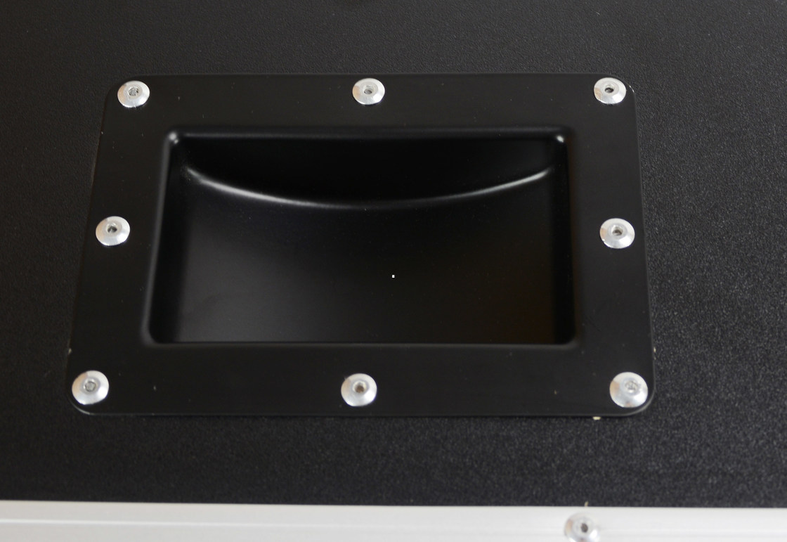 Reinforce Ball Corner Aluminum Flight Transport Case With Wheels 8mm Thickness Plywood Panel