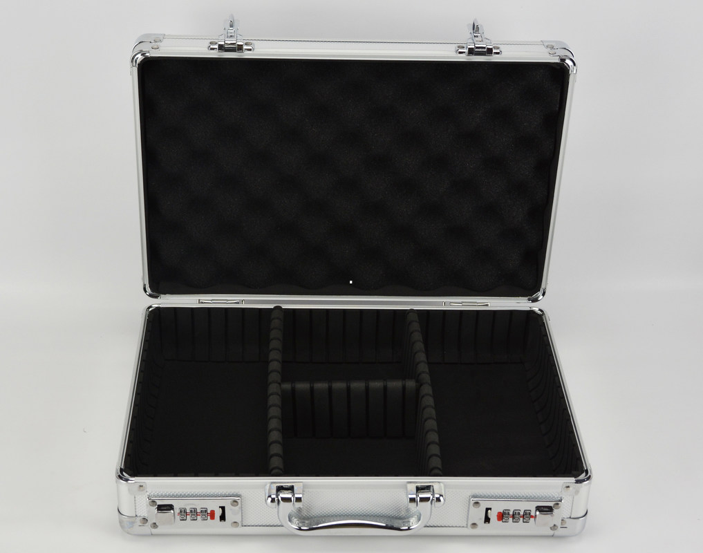 Diamond ABS Panel Silver Aluminum Tool Storage Case L350 X W250 X H150mm