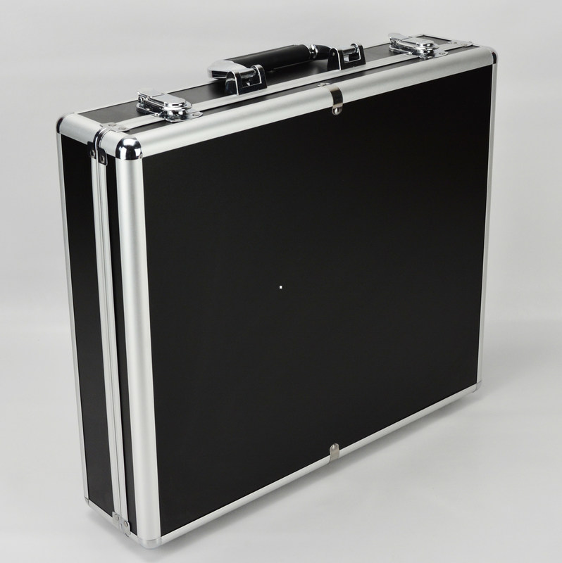 Black Aluminum Tool Carrying Case 400*360*200mm, Aluminum Tool Briefcase For Sale