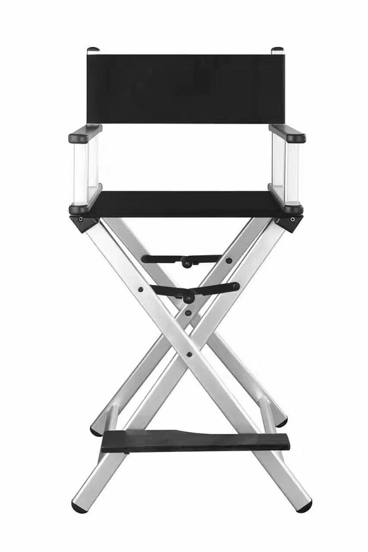 Aluminum Professional Makeup Chair For Salon Light Weight Pink Color