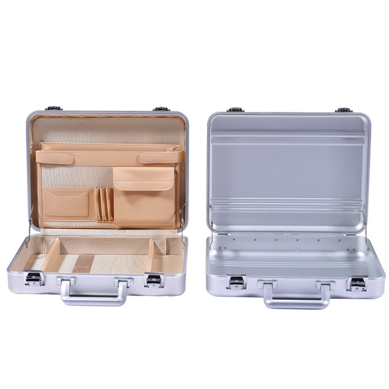 MS-M-05 Anodized Blue Aluminum Suitcase Briefcase For Sale Aluminum Model Case